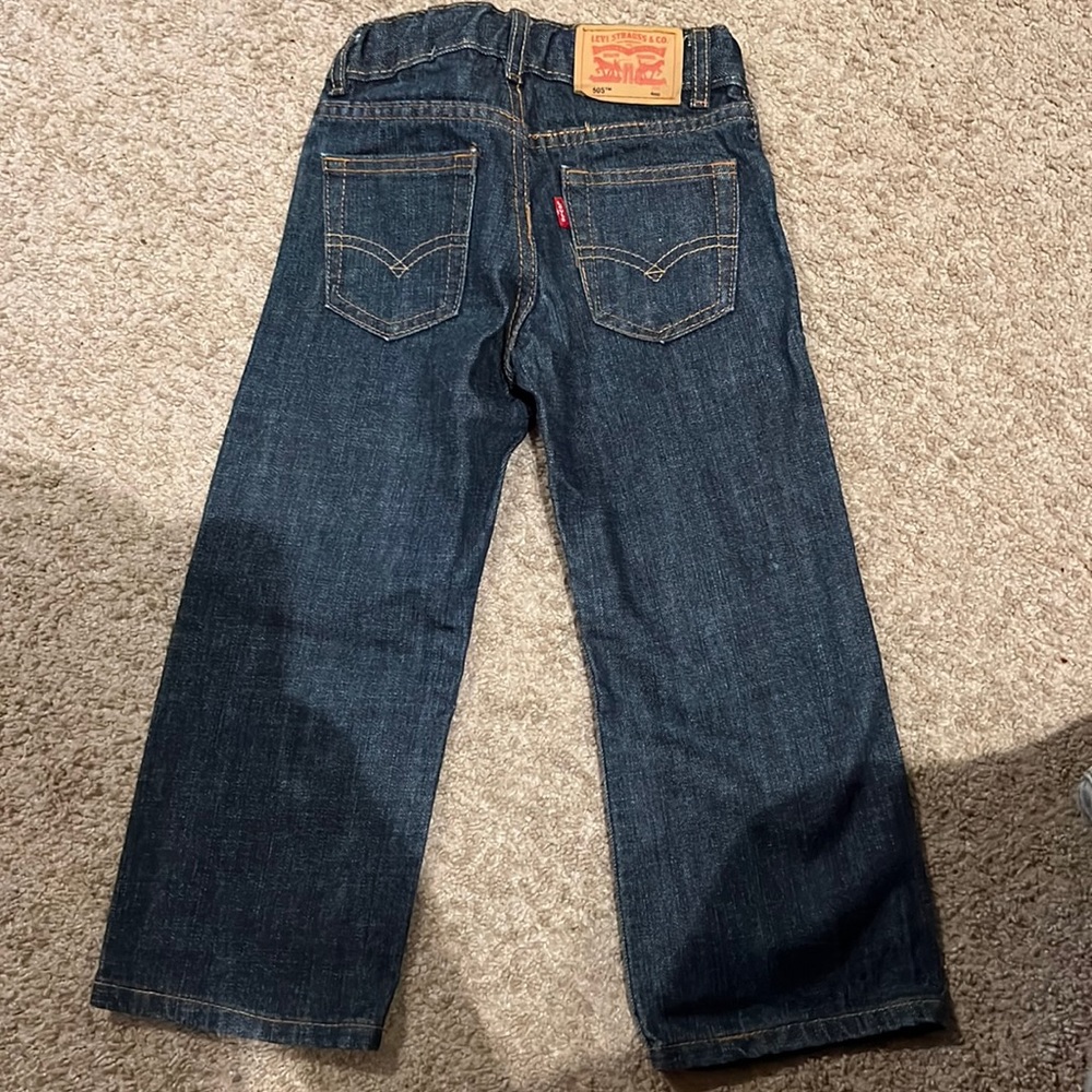 505 Levis Regular Boys Jeans Size 4 Reg